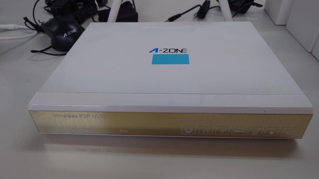 A-ZONE Wireless P2P NVR 防犯カメラ4台セット - メルカリ