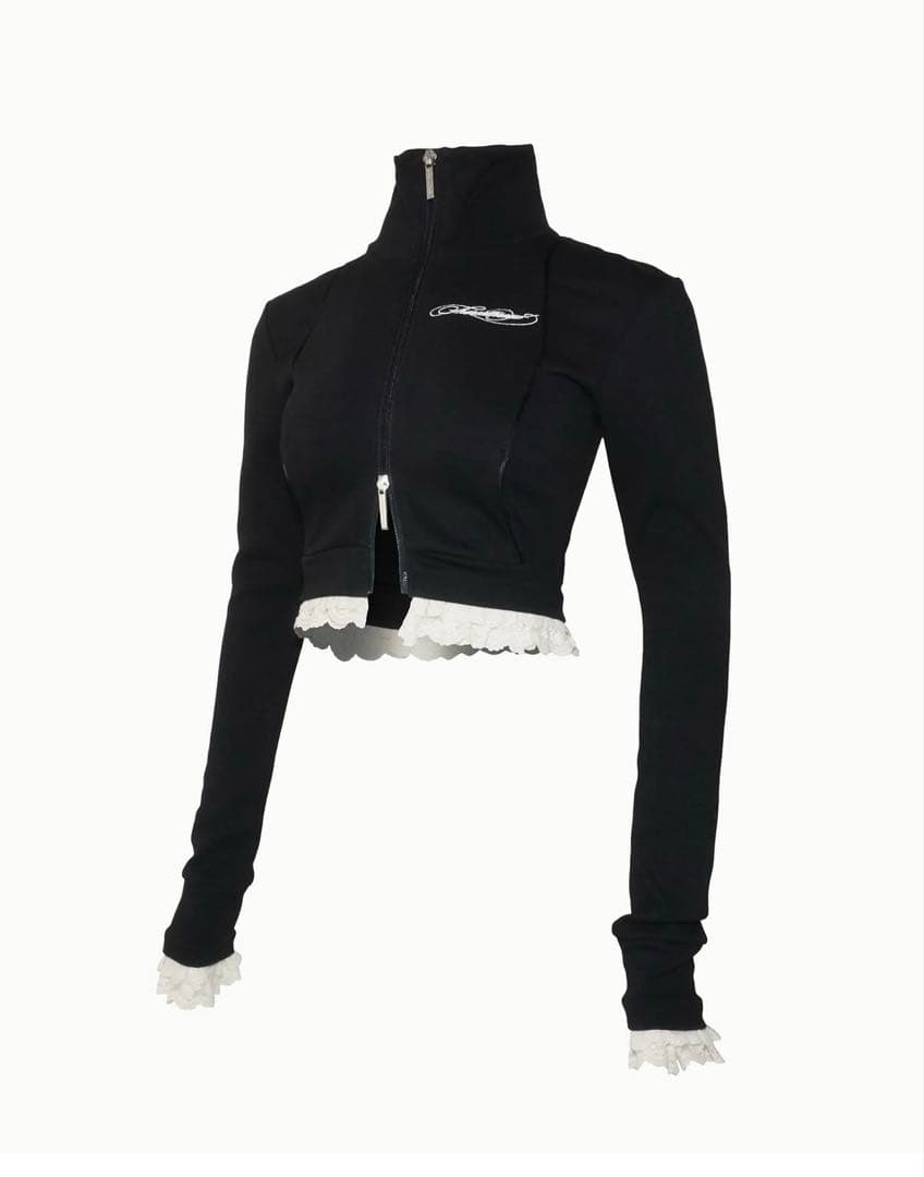 theredthread S track jersey jacket lace - メルカリ