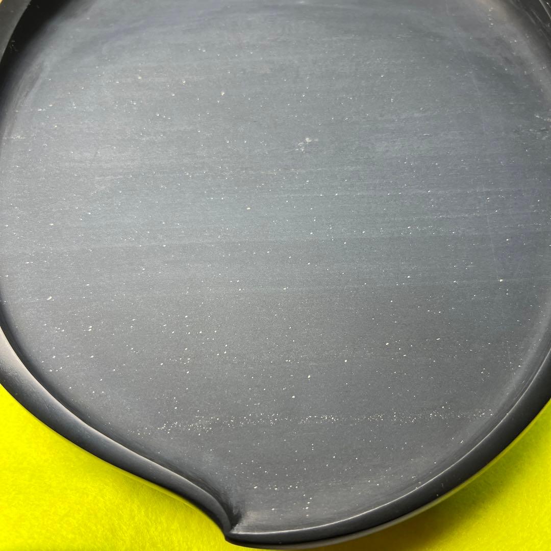 ⭕️雨畑硯 希少 桃研 雨畑真石 大阪きくや筆本舗製 美品 硯側ツルツル