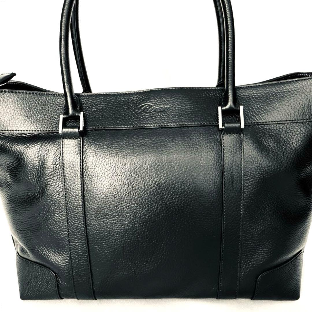 すーさん様専用 Roen ロエン 3連スカルパッチ トートバッグ 黒 レザー