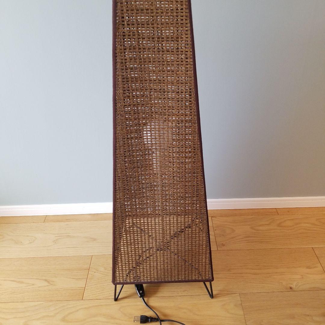 フロアスタンドライト 長澤ライティング ウィッカータワー 2灯式