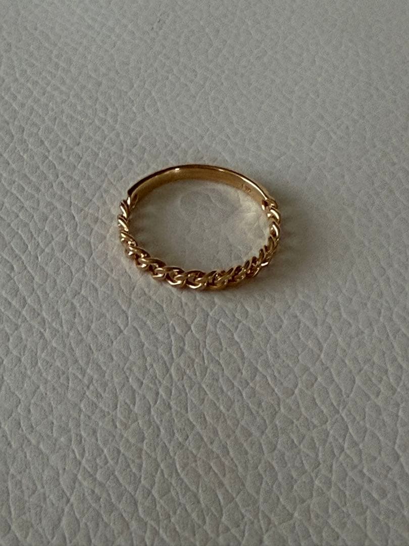 18金 指輪 リング 1.86ｇ 14号