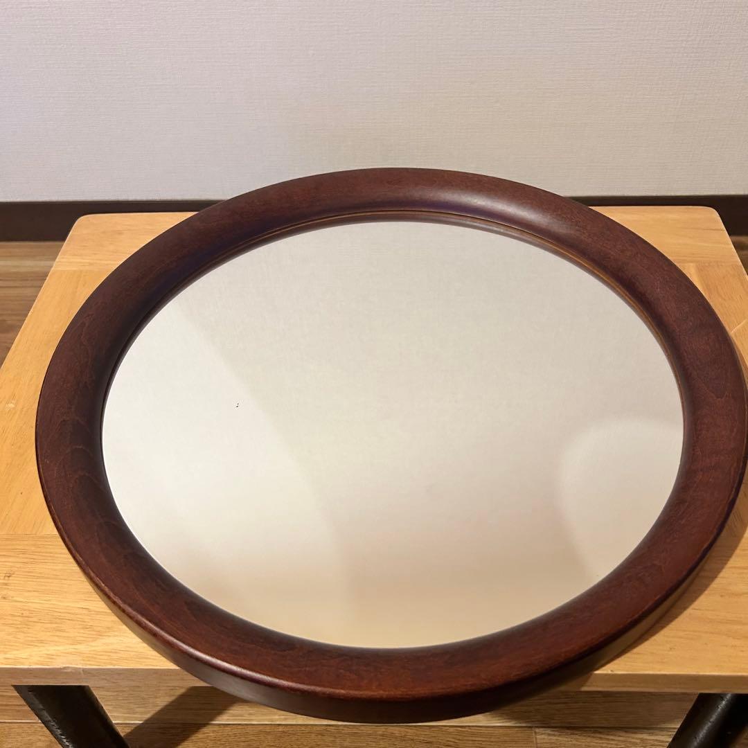 【ヴィンテージ】✴︎秋田木工✴︎ラウンドミラー✴︎ウォールミラー✴︎ 楽天市場】ラウンドミラー 90 鏡 ウォールミラー 木枠 北欧風 木製