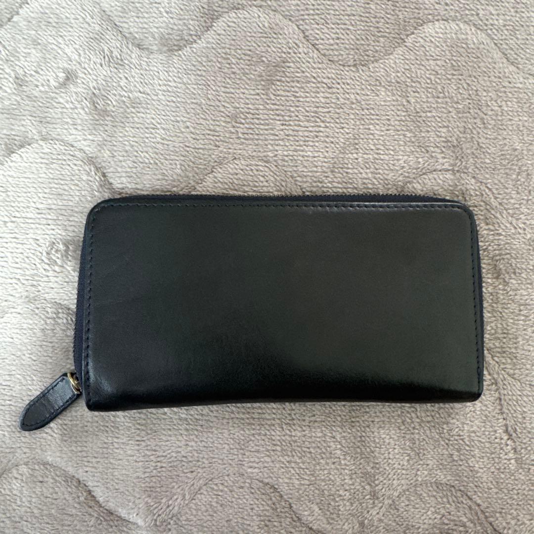 土屋鞄 ビークル コンパクトファスナー ロングウォレット ダーク