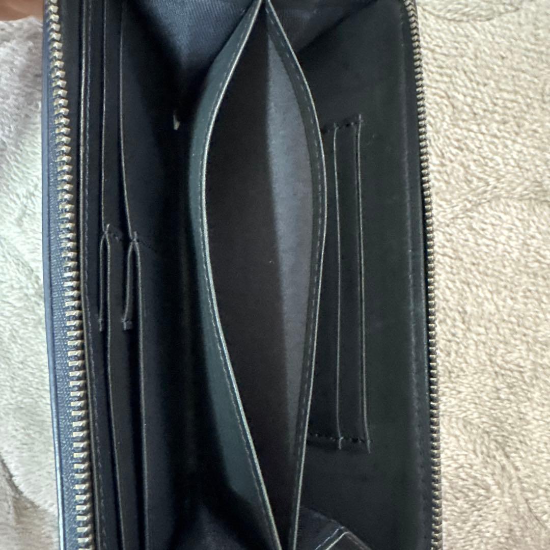 土屋鞄 ビークル コンパクトファスナー ロングウォレット ダーク