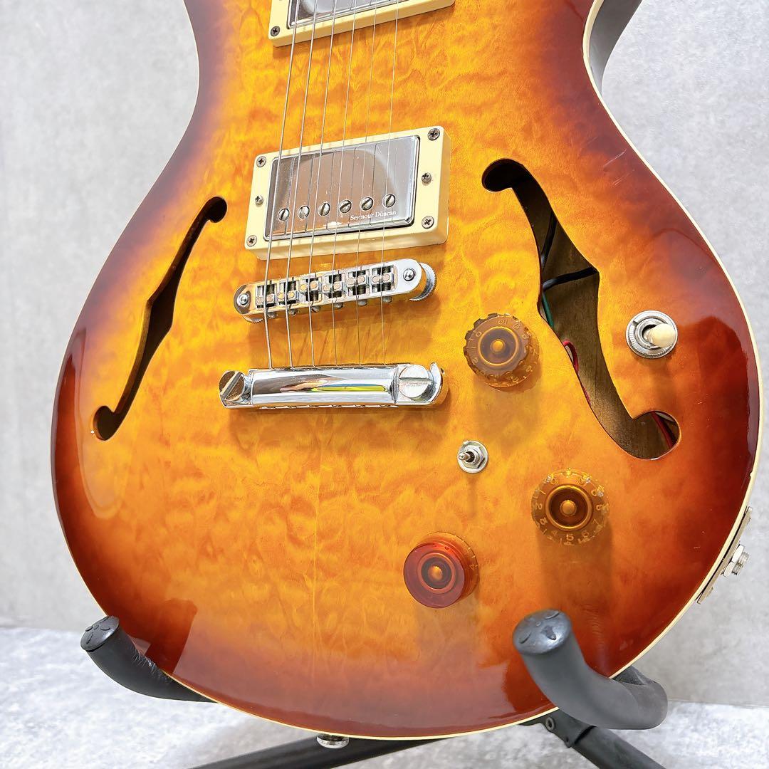 Cort M-Custom コルト カスタム フルアコ キルトトップ ギター - メルカリ