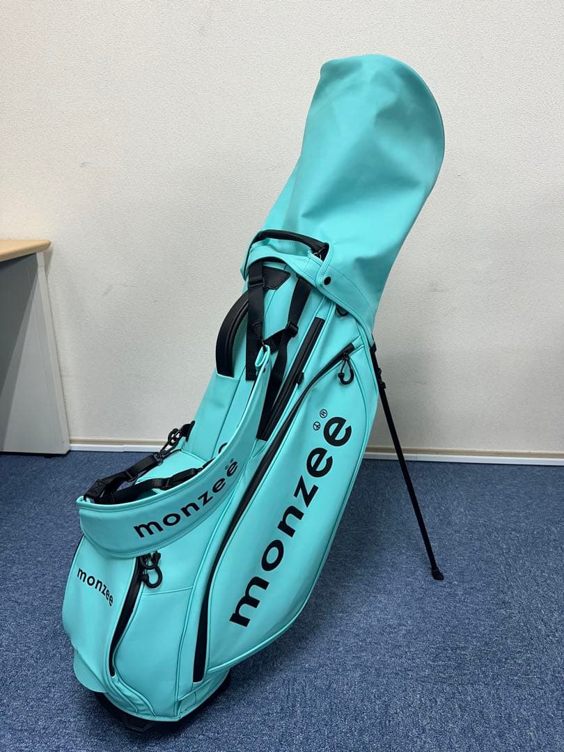 monzee】モンジー スタンド式キャディバッグ ティール - メルカリ