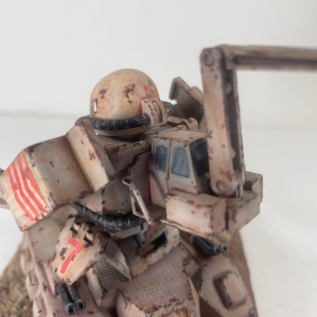 MSV ザクタンク 塗装完成品 ジオラマ台座付き