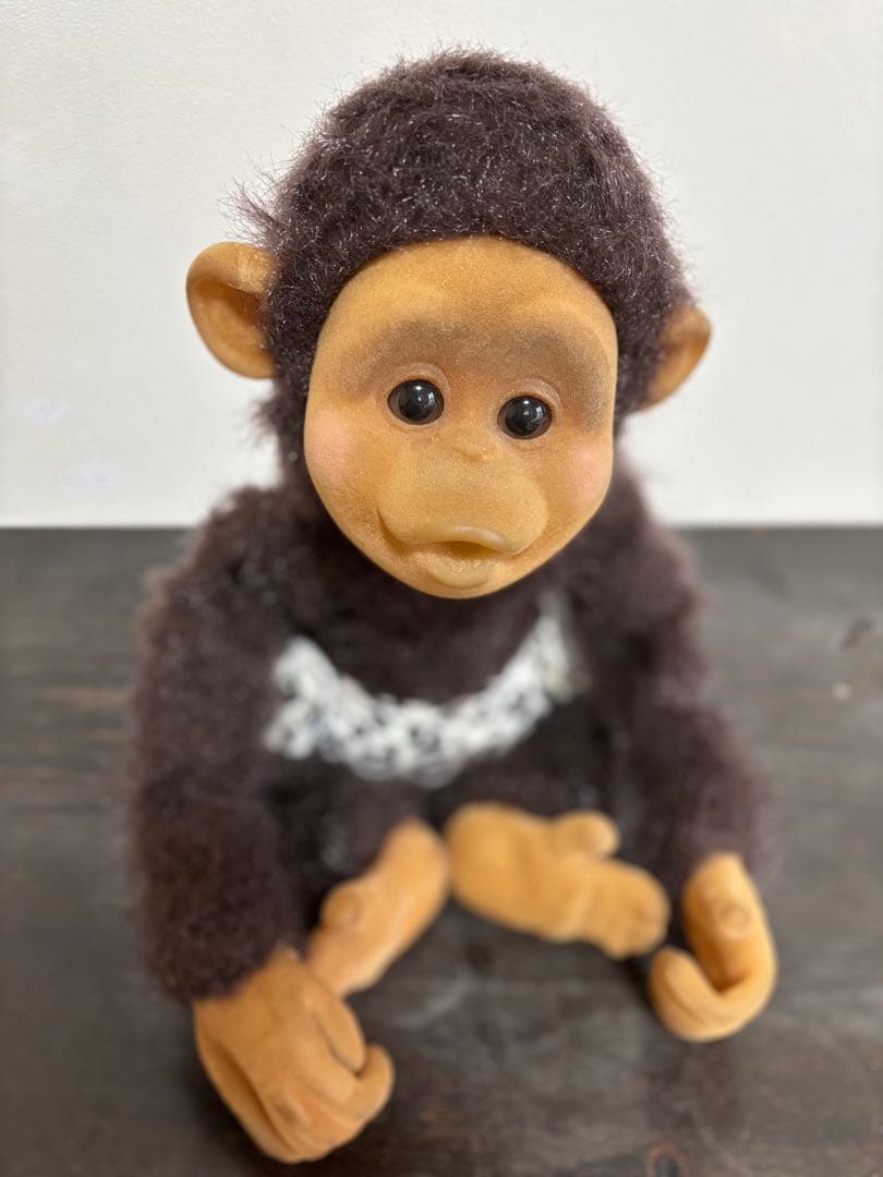 Hosung monkey ホスン製 子猿のぬいぐるみ人形 レトロ レア サル