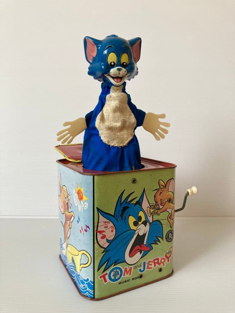 トムとジェリー MUSIC BOX ビンテージ 70s レトロ ブリキ 現状品
