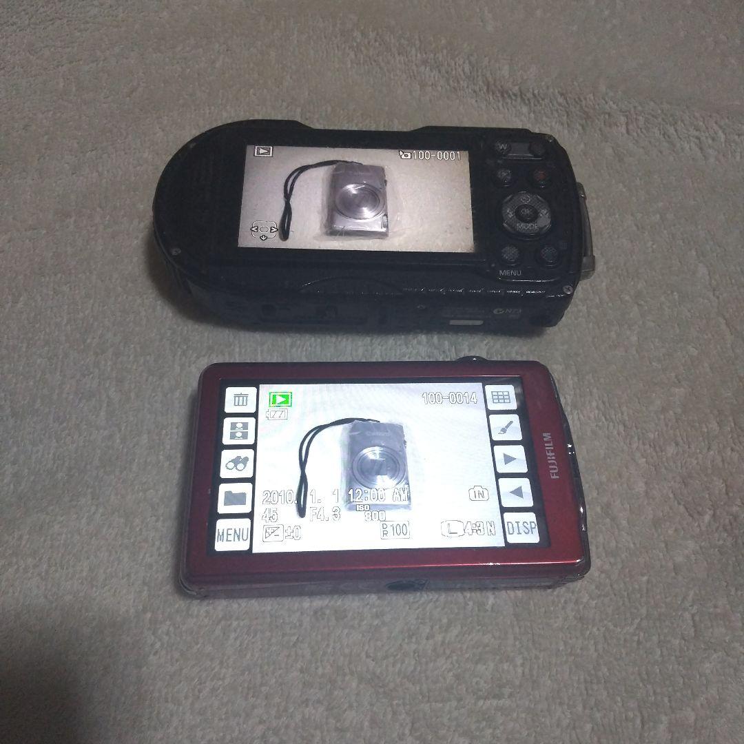 ⭕️ばら売り可♥️動作品2台☆富士フイルムz700exr赤☆ペンタックス