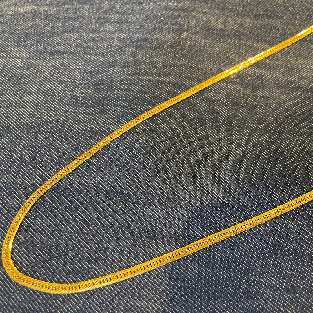 の*様 K18 8面トリプル喜平チェーンネックレス 50cm 12.5g