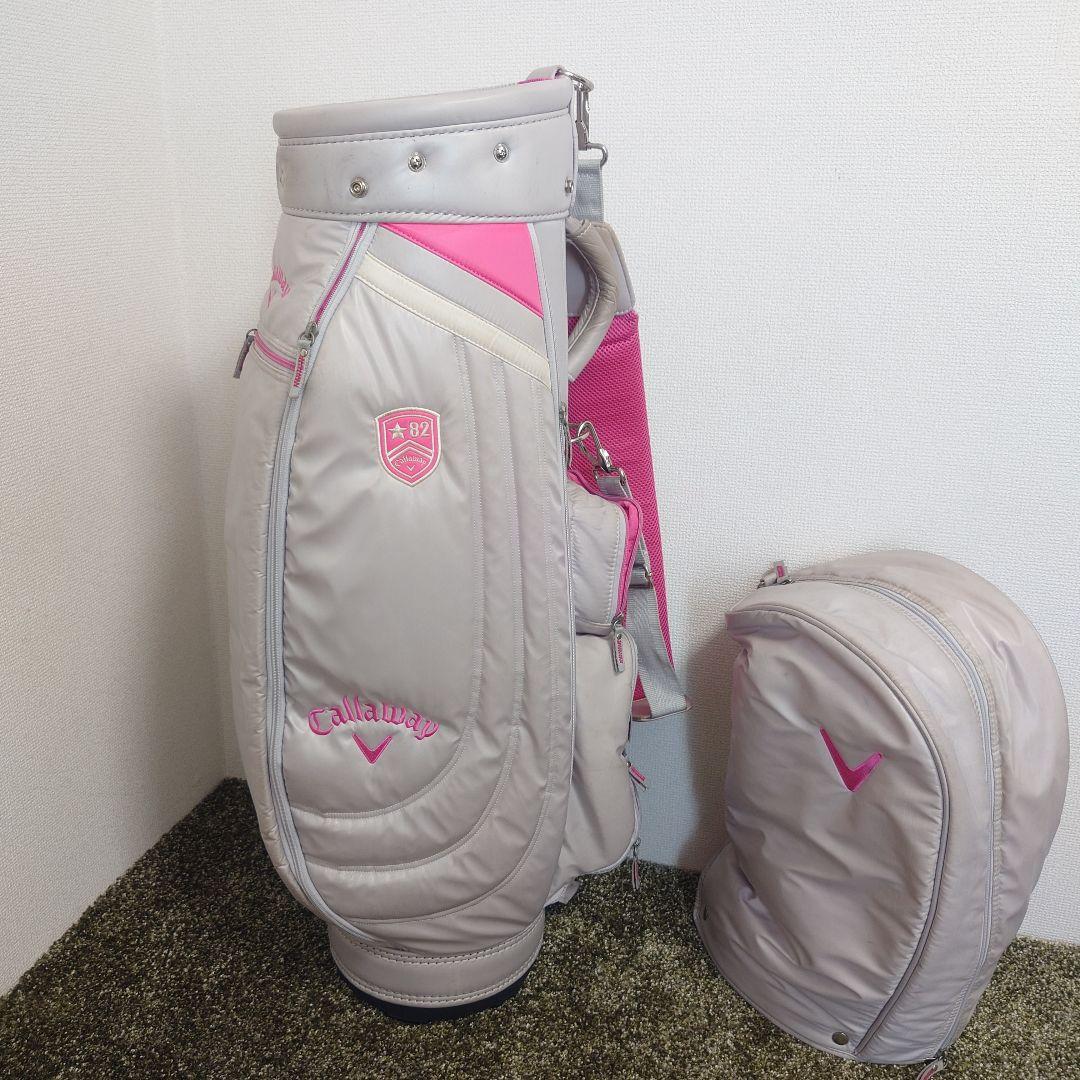 callaway キャディバッグ 8.5型 グレー/ピンク - メルカリ