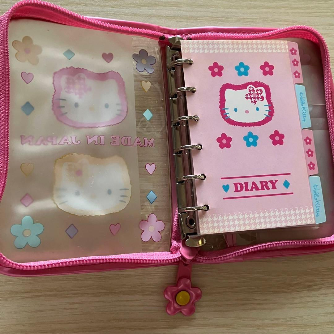 HELLOKITTY 手帳 カオハナ ハローキティ バインダー 6穴 未使用 - メルカリ