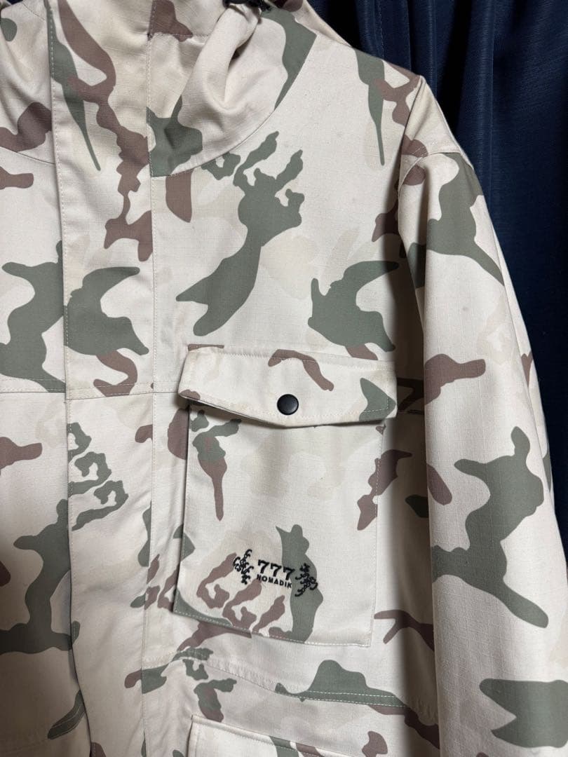 スノーボードウェアセット NOMADIK ノマディック カモフラージュ XXL