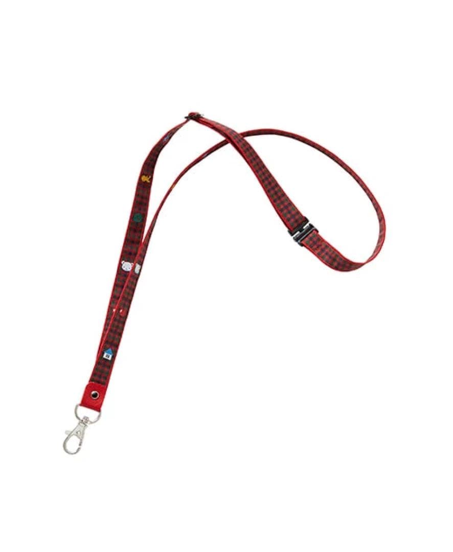 新品 familiar ファミリア ネックストラップ ネック ストラップ 赤