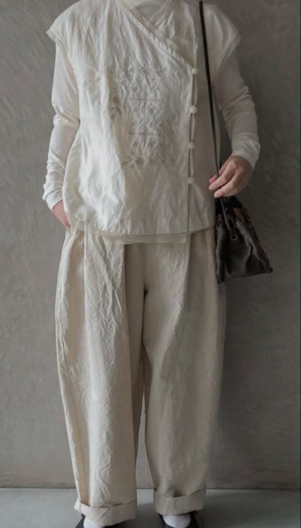 NATIVE VILLAGE ネイティブヴィレッジ 刺繍ベスト - メルカリ