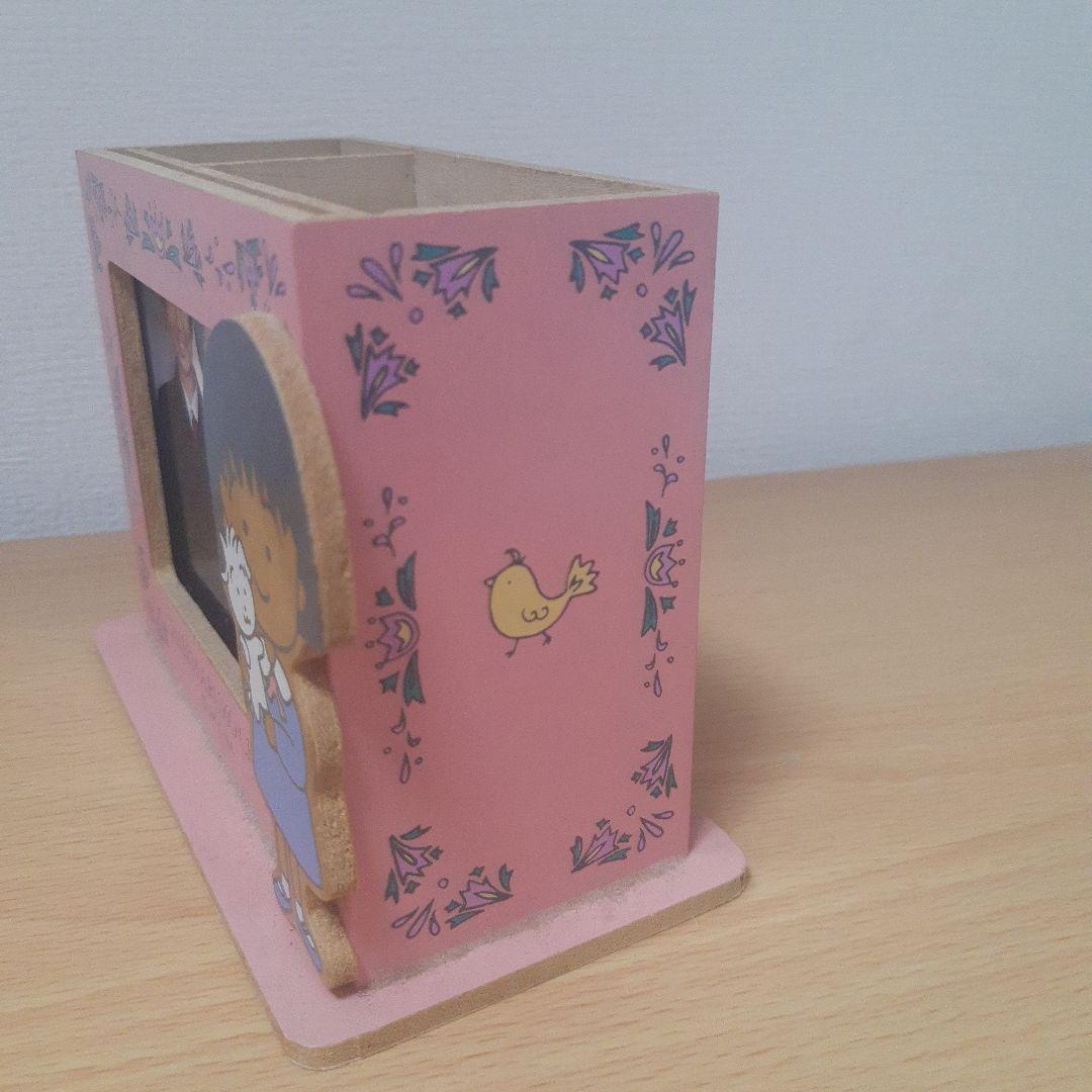 ちびまる子ちゃん 木製写真立て　当時もの　平成レトロ　激レア