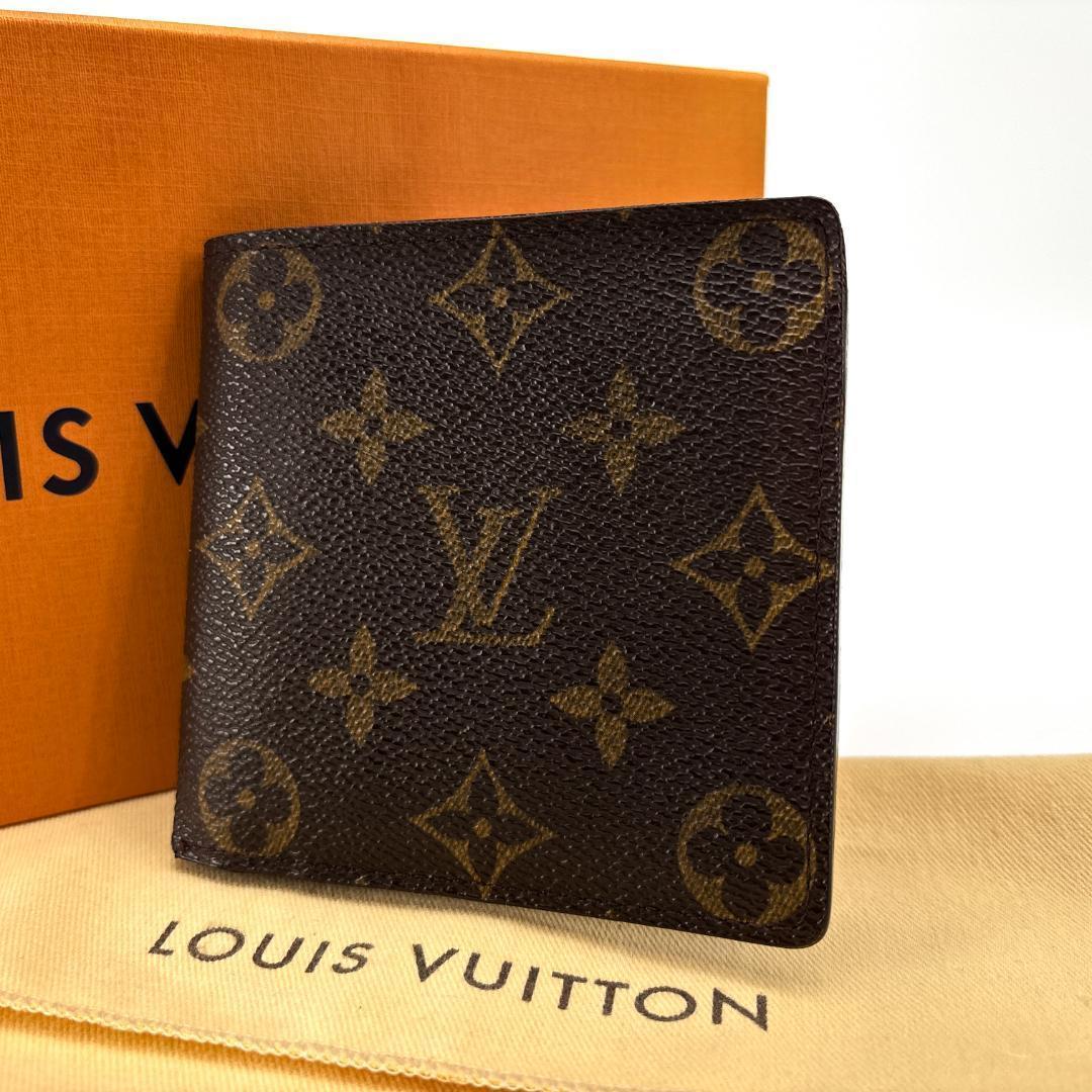 美品✨ ルイヴィトン 財布 ポルトフォイユ マルコ モノグラム 二つ折り