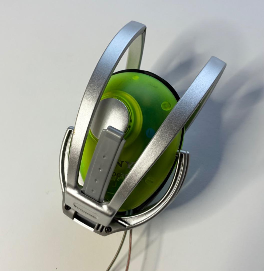 SONY ヘッドホン “eggo\" MDR-D011 密閉型 スケルトン 中古