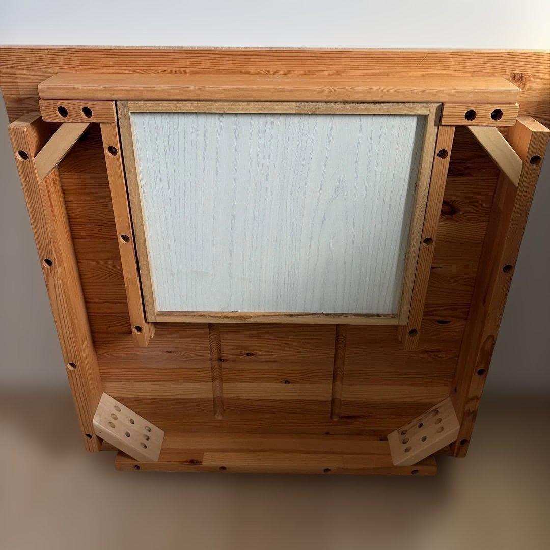 廃盤品 希少！】無印良品 木製正方形ダイニングテーブル