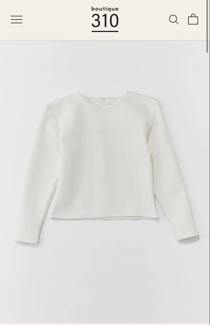 新品未使用】佐藤佳菜子さんboutique310 パワーショルダースウェット