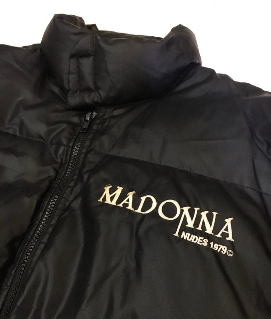 稀少レア非売品☆マドンナ ノベルティ ダウンジャケット Nudes 1979