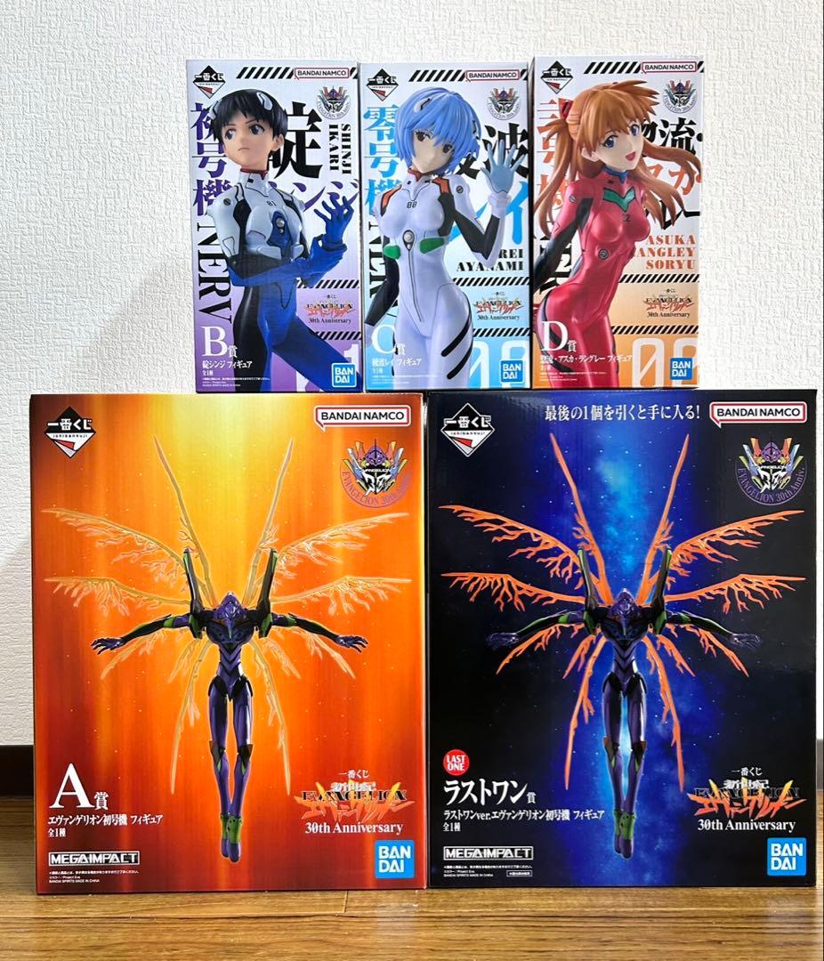 一番くじ 新世紀エヴァンゲリオン　A賞 B賞 C賞 D賞 ラストワン賞 コンプ 一番くじ 新世紀エヴァンゲリオン 30th Anniversary A B C D E F G
