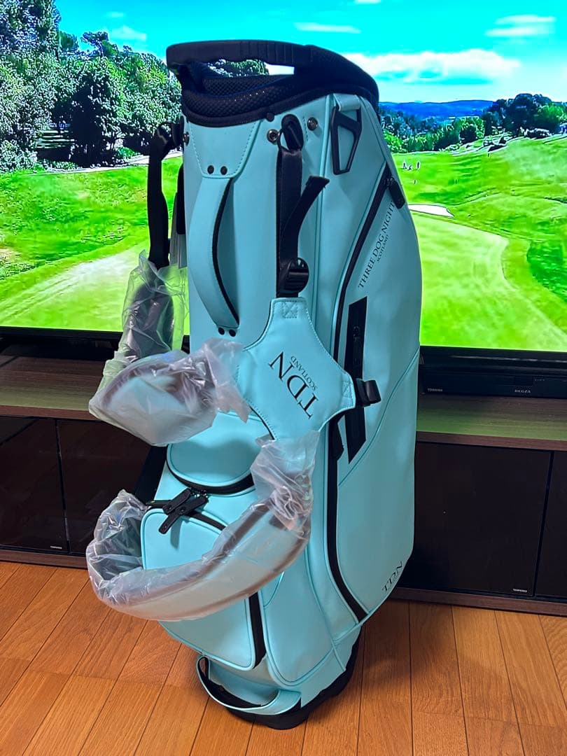 スコットランド TDN スタンド式キャディバッグ ティファニーカラー