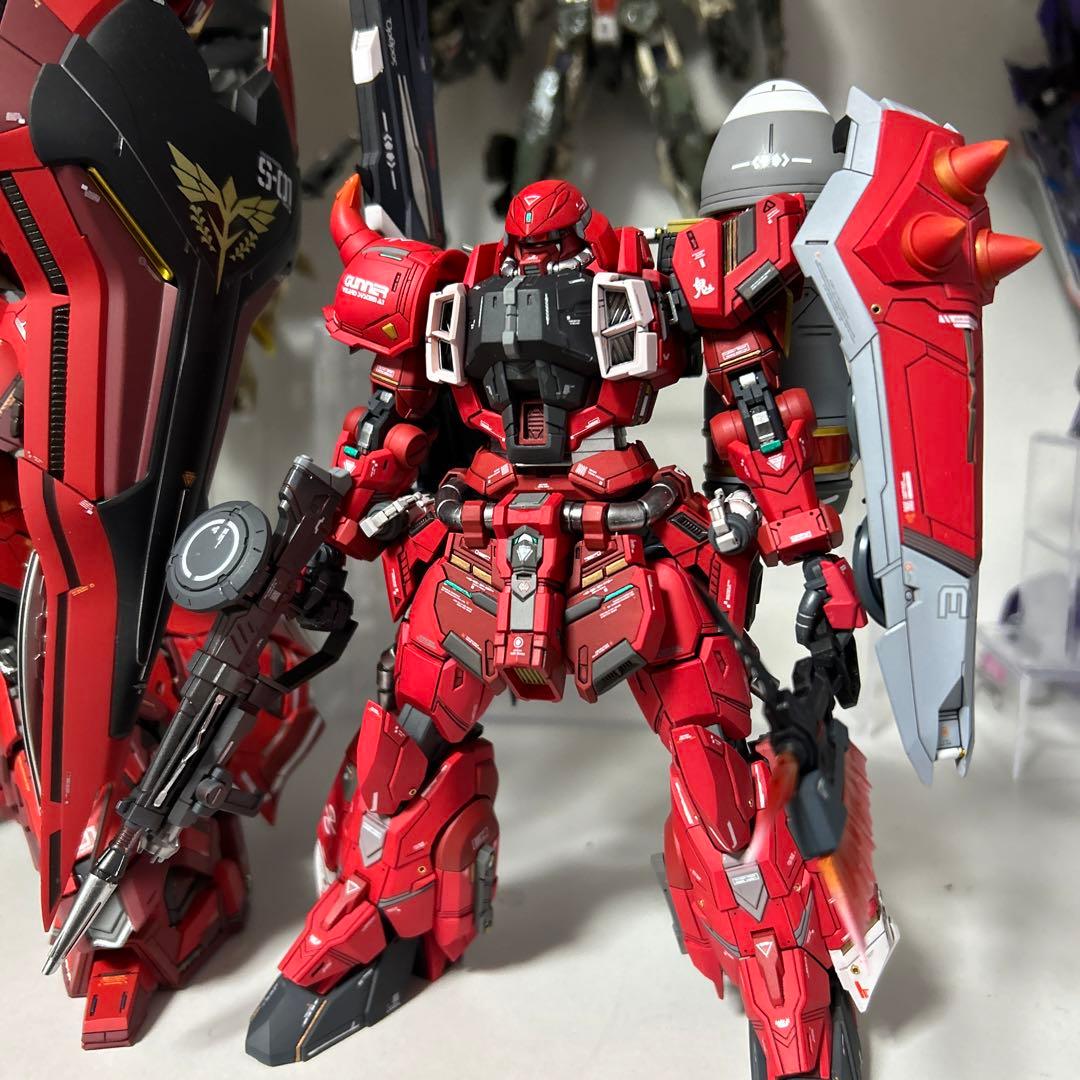 ガンプラ 塗装済み完成品 修正改造 MG - メルカリ