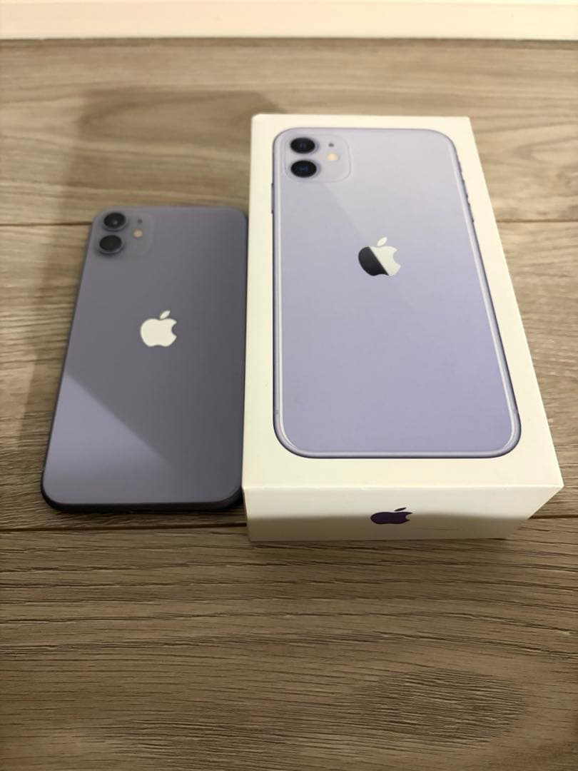 Apple iPhone11 128GB パープル　付属品付　保護フィルム付 Amazon | 【整備済み品】 Apple iPhone 11 128GB パープル SIMフリー