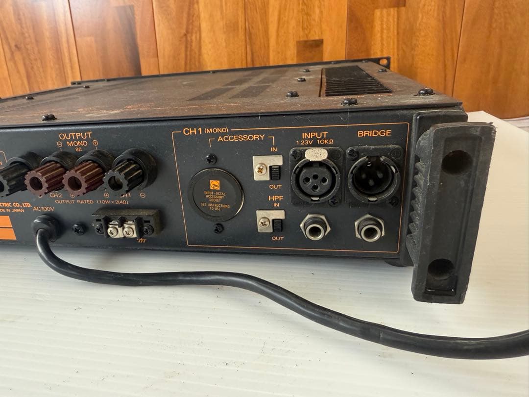 TOAのP75Dパワーアンプ音出確認済み(a16)