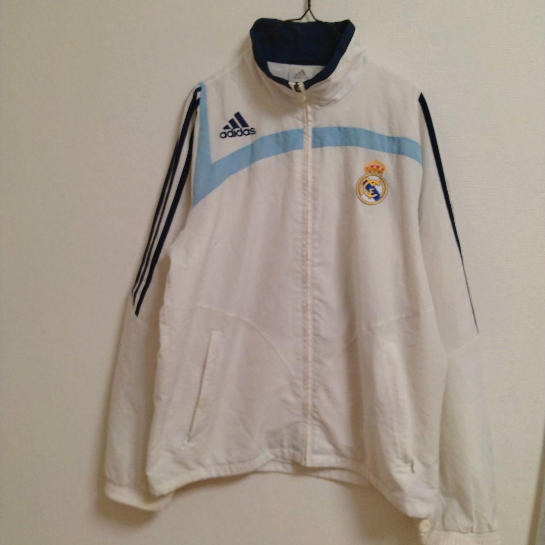 adidas レアル・マドリードFC 00s 刺繍ロゴ ウインドブレーカー 上下