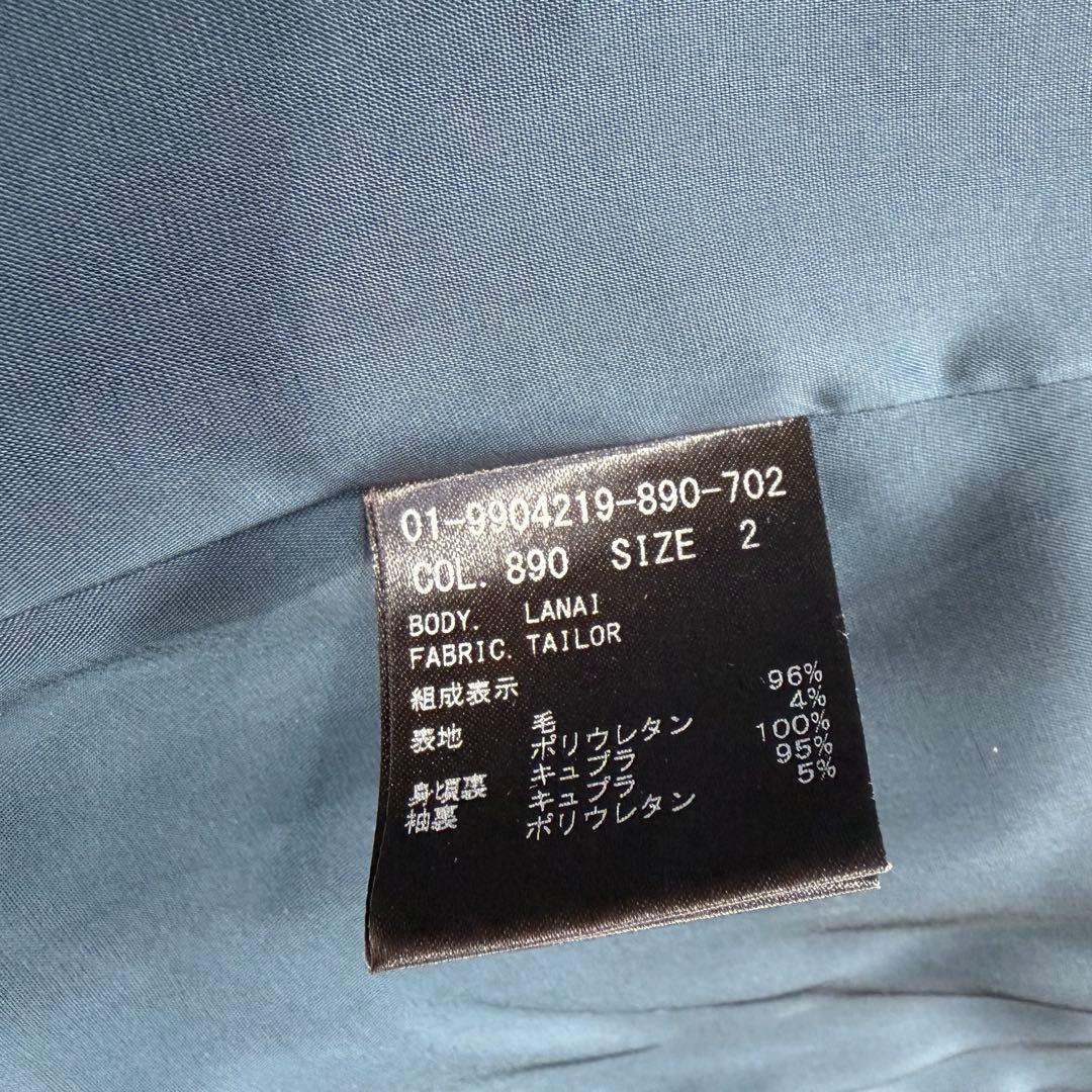 極美品 Theory TAILOR 近年 現行タグ ノーカラー パンツスーツ - メルカリ