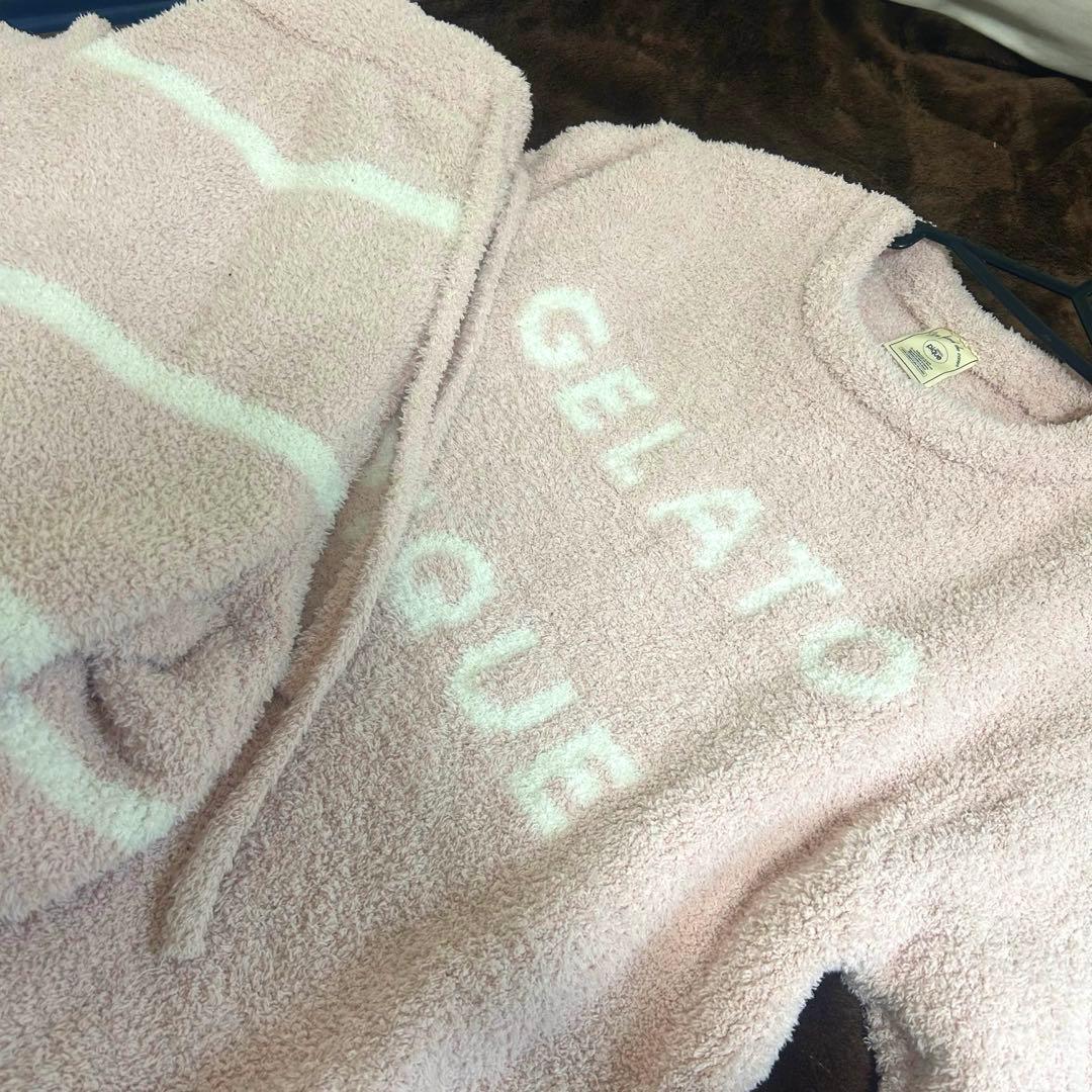 ジェラピケ ルームウェア 上下セット ピンク　フリーサイズ レディース ピンク/桃色系 通常｜ルームウェア・パジャマ通販の