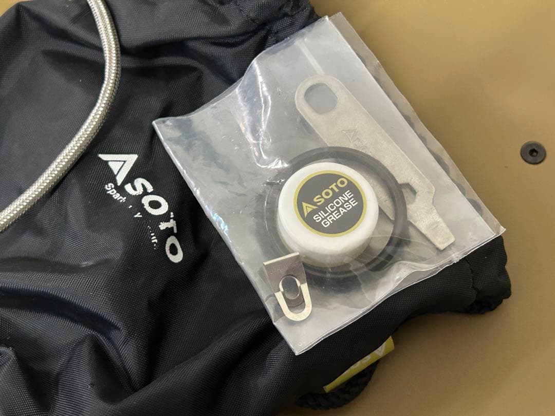 SOTO 371シングルバーナーコンロ 燃料ボンベ付き