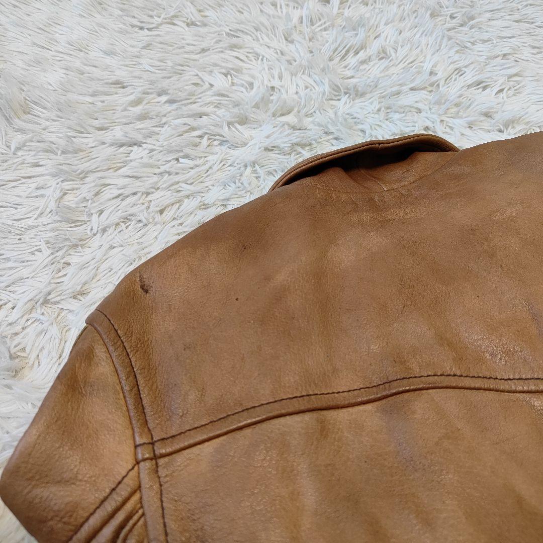 レア品 ショット シングルライダース 星 スターブラウン サイズ M