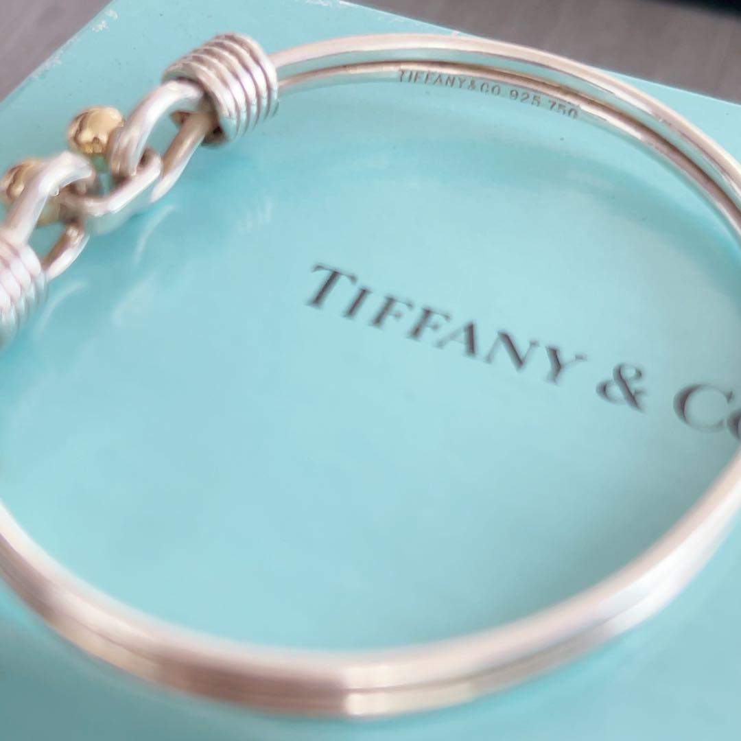 Tiffany ティファニー ダブルフックアンドアイ バングル ブレスレット