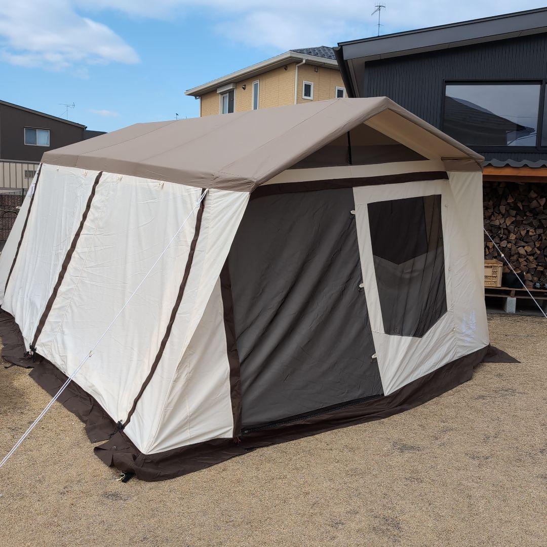 ロッジシェルターtc　インナーテント付き　ファミリーテント ogawa ロッジシェルターT/C【360VR】｜鉄骨×T/Cの最強要塞