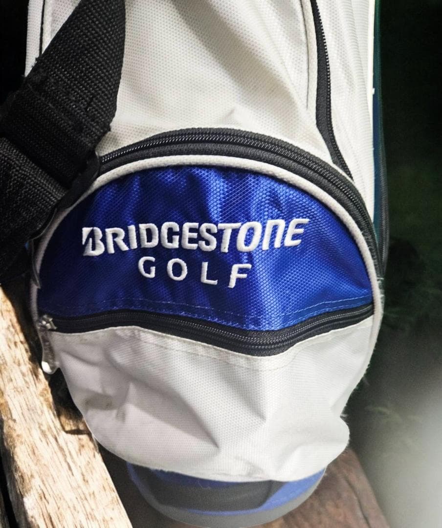 送料無料/美品BRIDGESTONE GOLF -ブリヂストンゴルフWHITE