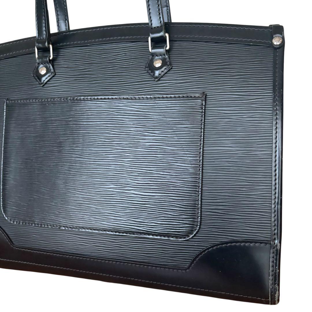 ルイヴィトン マドレーヌ GM エピ ノワール ビジネス ショルダーバッグ