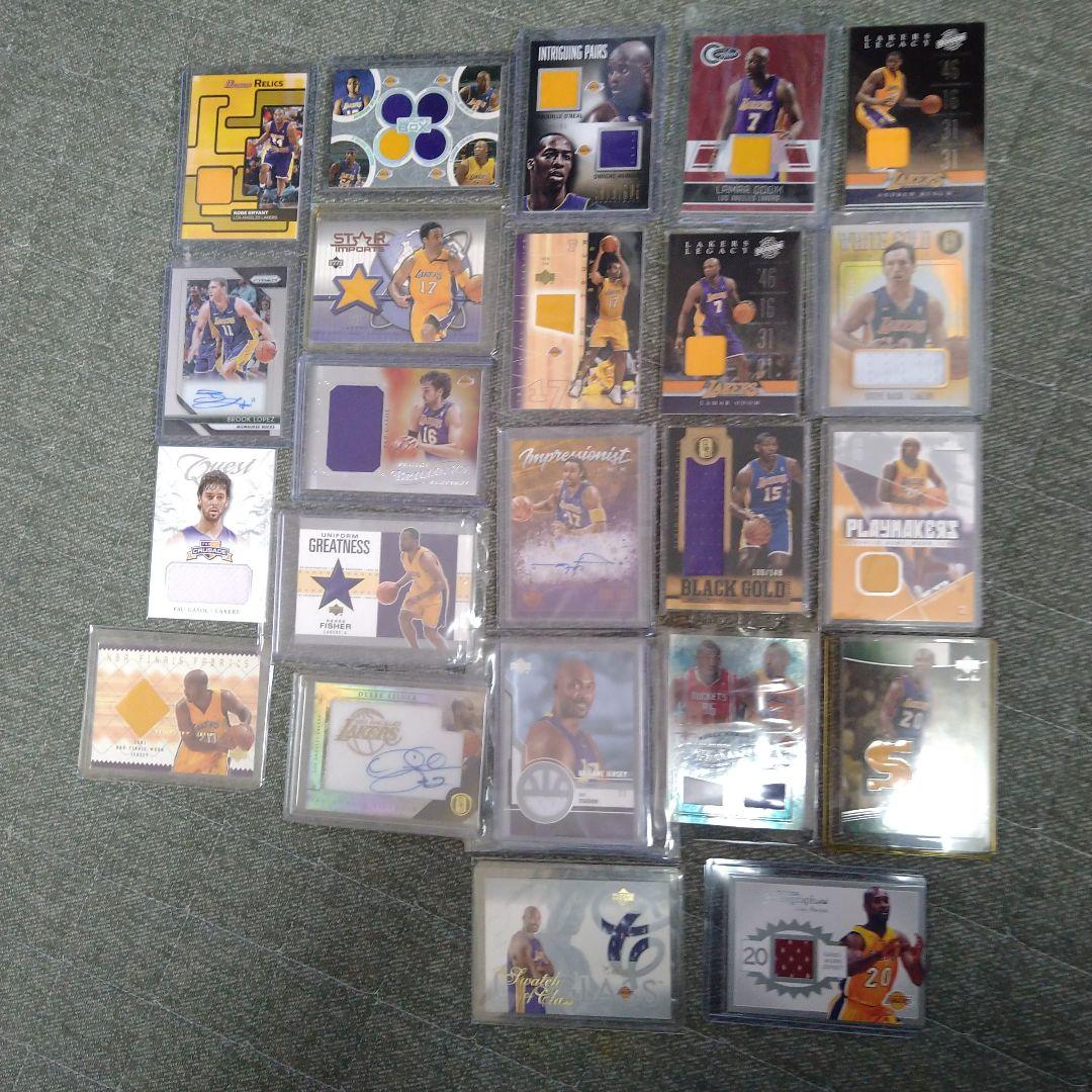 NBA00sレイカーズカード（ジャージ、サイン） 23枚セット