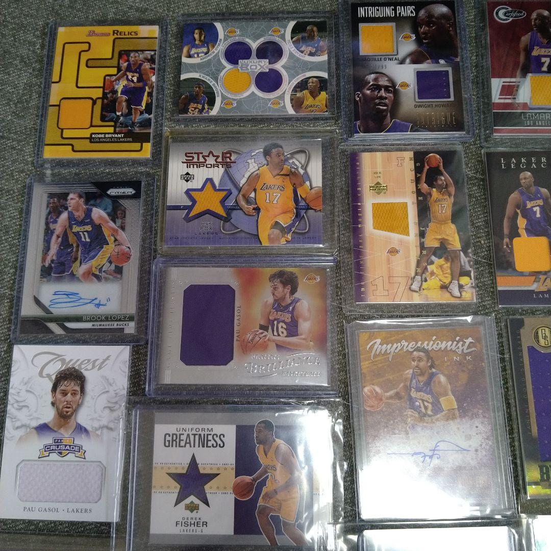 NBA00sレイカーズカード（ジャージ、サイン） 23枚セット