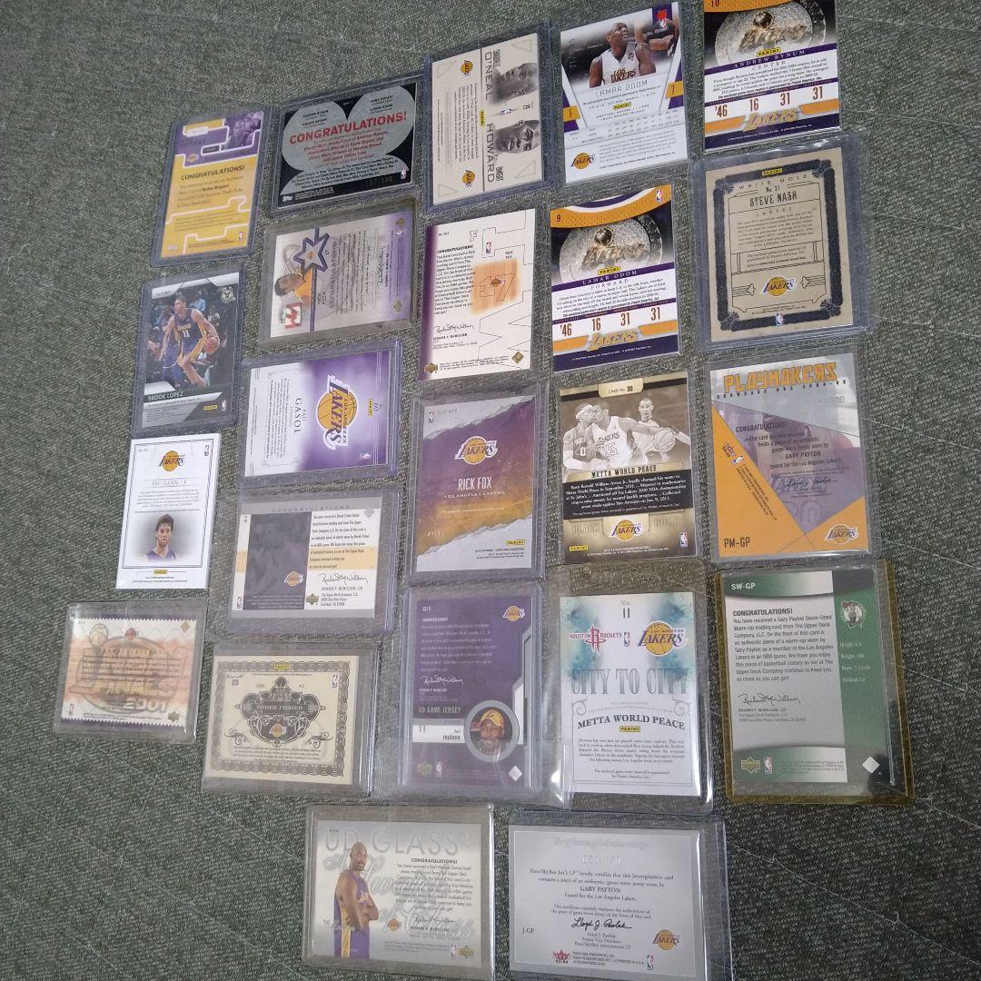 NBA00sレイカーズカード（ジャージ、サイン） 23枚セット