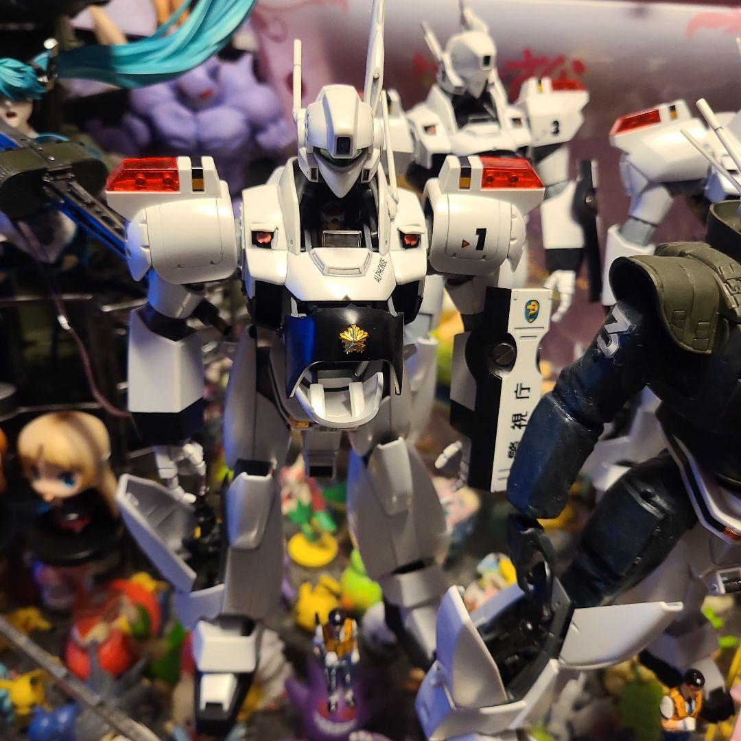 バンダイMG 1/35 パトレイバー イングラム各号機リアクティブアーマ完成品