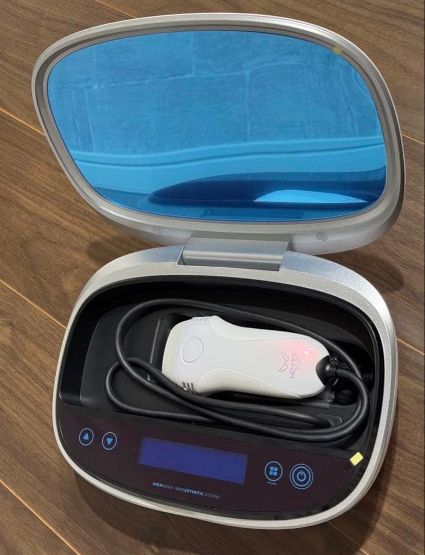 超美品 ver.8.0 眉毛脱毛器付き 脱毛器 美顔器 パールホワイト