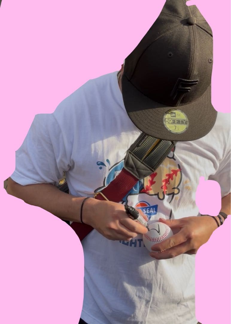 北海道日本ハムファイターズ 伊藤大海 直筆サインボール キャンプロゴ