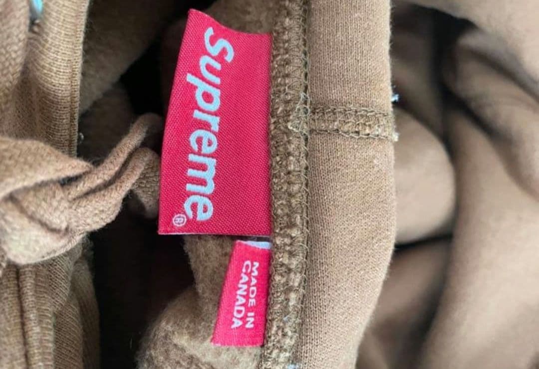 2017 シュプリームボックスロゴパーカー 茶 ティファニーブルー - メルカリ