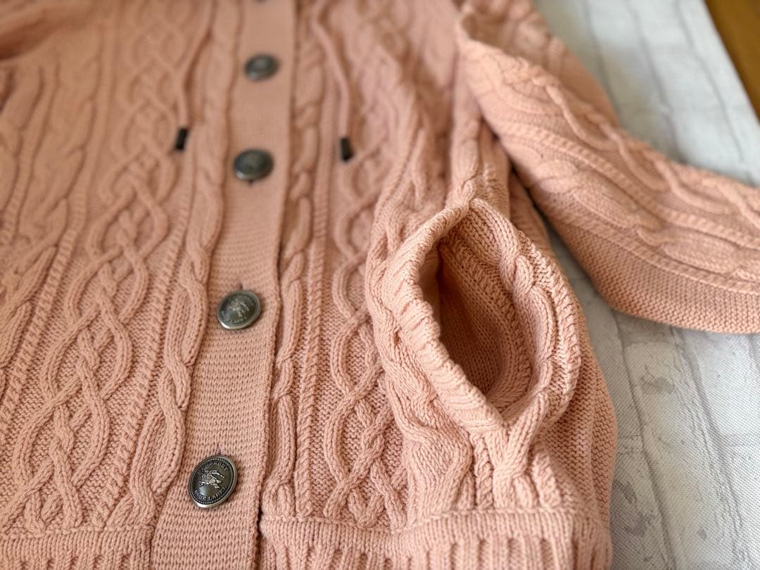 美品】バーバリーブルーレーベル ロングニットカーディガン コート