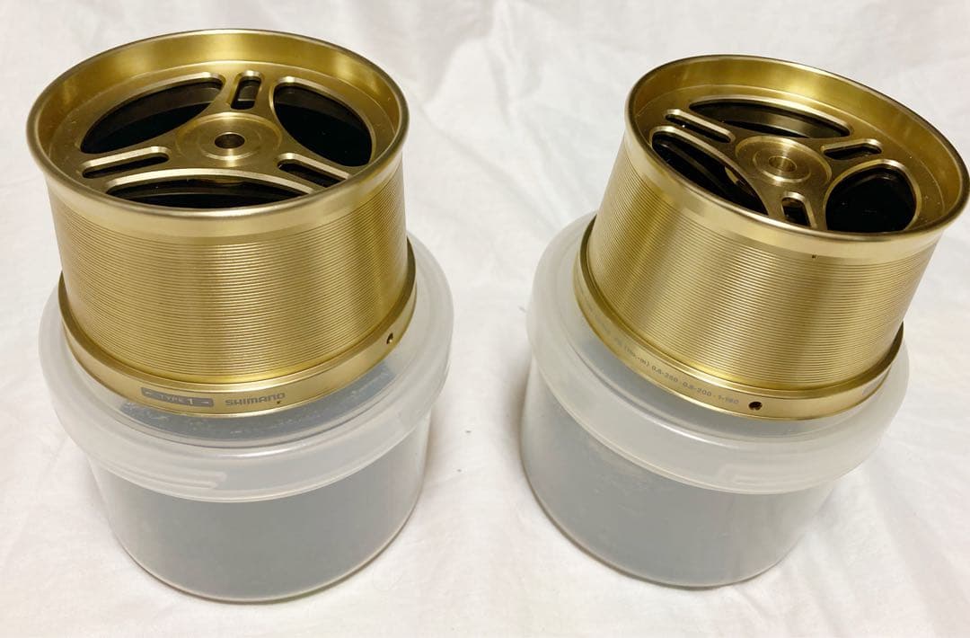シマノ 夢屋 スーパーエアロ アルミ鍛造スプール 1号 C-1 2個セット